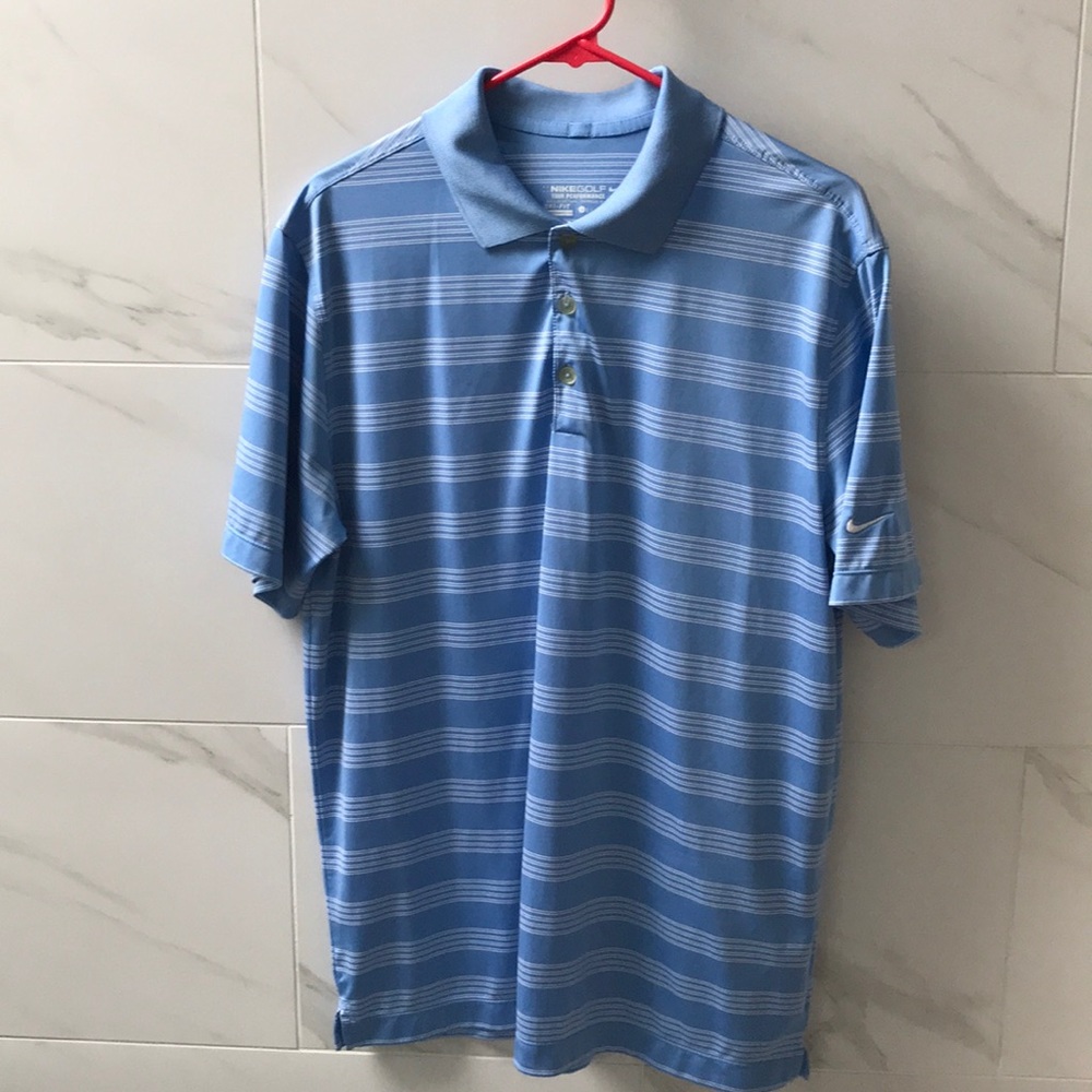 Nike Tour Performance Blue Golf polo